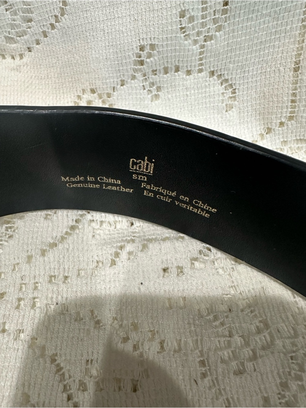 Cabi Leopard Print Leather Belt with Gold Oval Buckle small size 32 - Picture 3 of 4